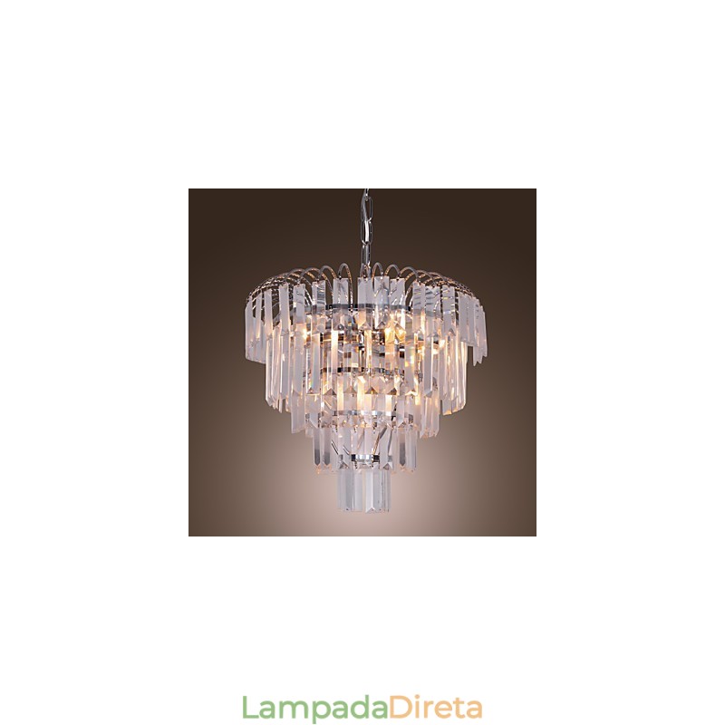 Lustre de Cristal Luxuriante