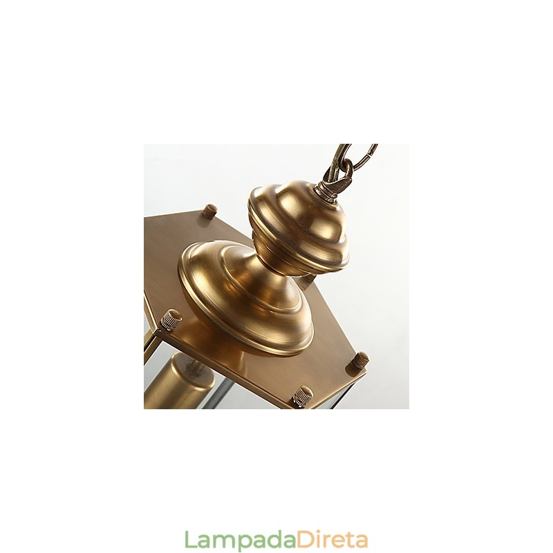 Luminárias pendentes Cristal Mini Estilo Tradicional Clássico Metal