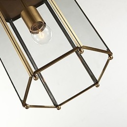 Luminárias pendentes Cristal Mini Estilo Tradicional Clássico Metal