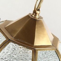 Luminárias pendentes Cristal Mini Estilo Tradicional Clássico Metal