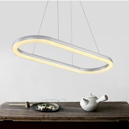 Luminárias pendentes modernas contemporâneas de alumínio