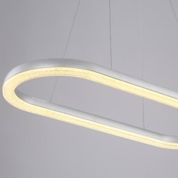 Luminárias pendentes modernas contemporâneas de alumínio