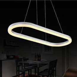 Luminárias pendentes modernas contemporâneas de alumínio