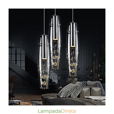 Mini estilo contemporâneo moderno luminária pendente de metal galvanizado para crianças