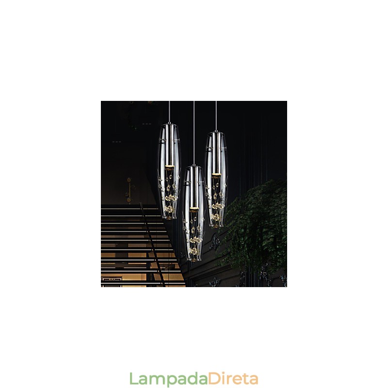 Mini estilo contemporâneo moderno luminária pendente de metal galvanizado para crianças