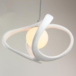 Luminárias pendentes modernas contemporâneas de resina