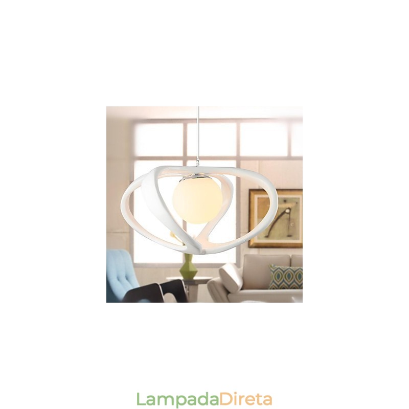 Luminárias pendentes modernas contemporâneas de resina