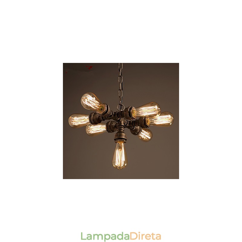 Luminárias pendentes estilo mini tradicional clássico metal