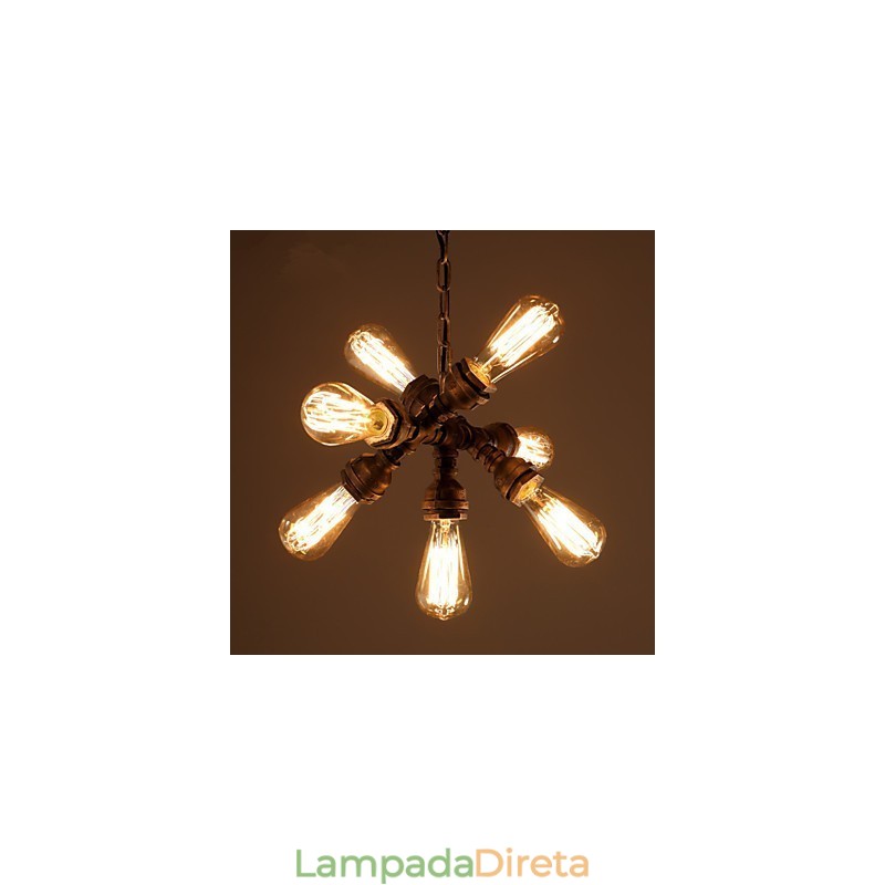 Luminárias pendentes estilo mini tradicional clássico metal