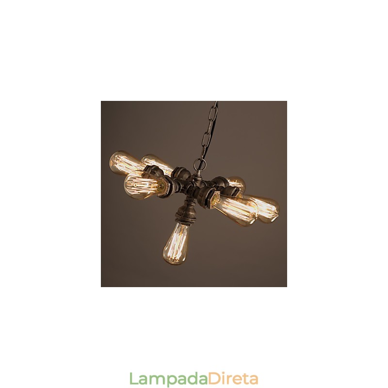 Luminárias pendentes estilo mini tradicional clássico metal
