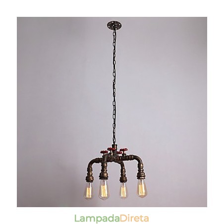 Cachimbo de água Retro 4Light Pintura Pingente Cachimbo de água Retro 4Light Pintura Pingente