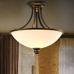 Lustre de metal galvanizado estilo mini contemporâneo moderno
