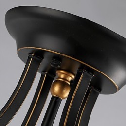 Lustre de metal galvanizado estilo mini contemporâneo moderno