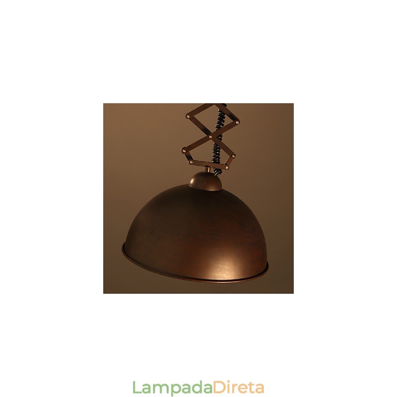Abajur de ferro forjado preto flexível lustre industrial armazém café tampa abajur lustre
