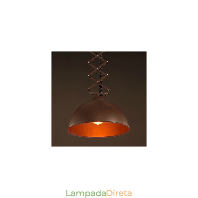 Abajur de ferro forjado preto flexível lustre industrial armazém café tampa abajur lustre