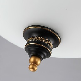 Lustre de metal galvanizado estilo mini contemporâneo moderno