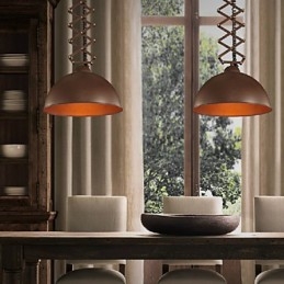Abajur de ferro forjado preto flexível lustre industrial armazém café tampa abajur lustre