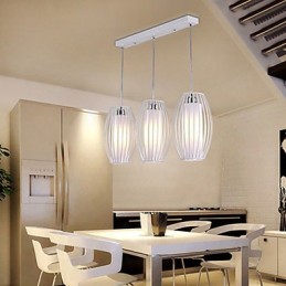 Luminárias pendentes modernas contemporâneas de metal