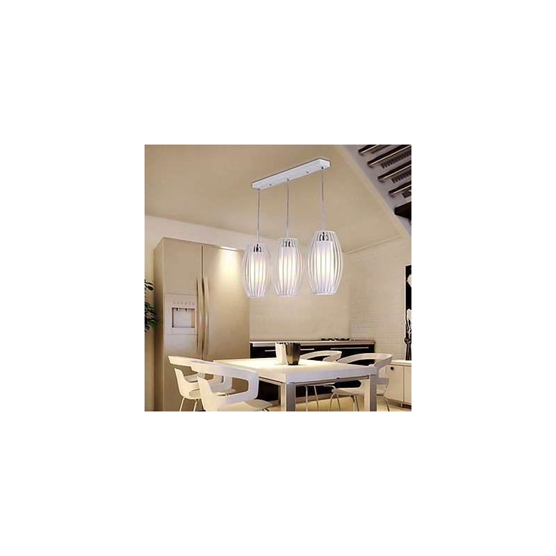 Luminárias pendentes modernas contemporâneas de metal