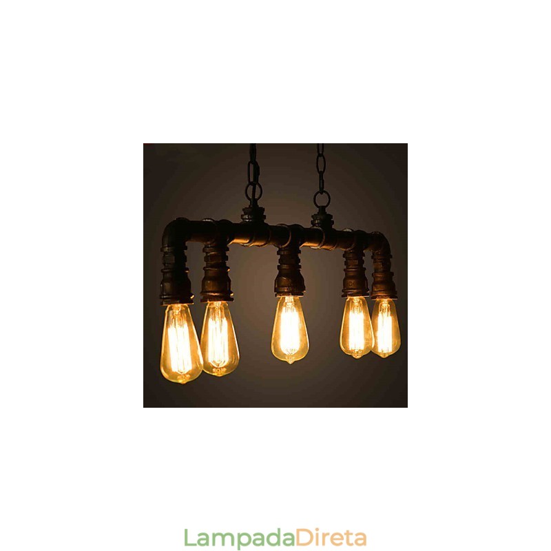 Luminárias pendentes estilo mini tradicional clássico metal