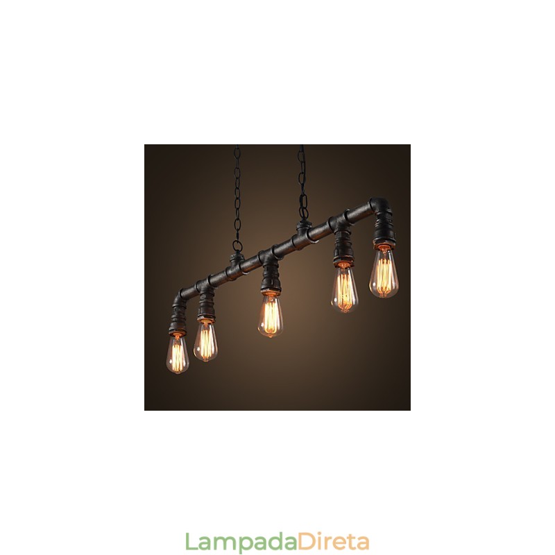 Luminárias pendentes estilo mini tradicional clássico metal
