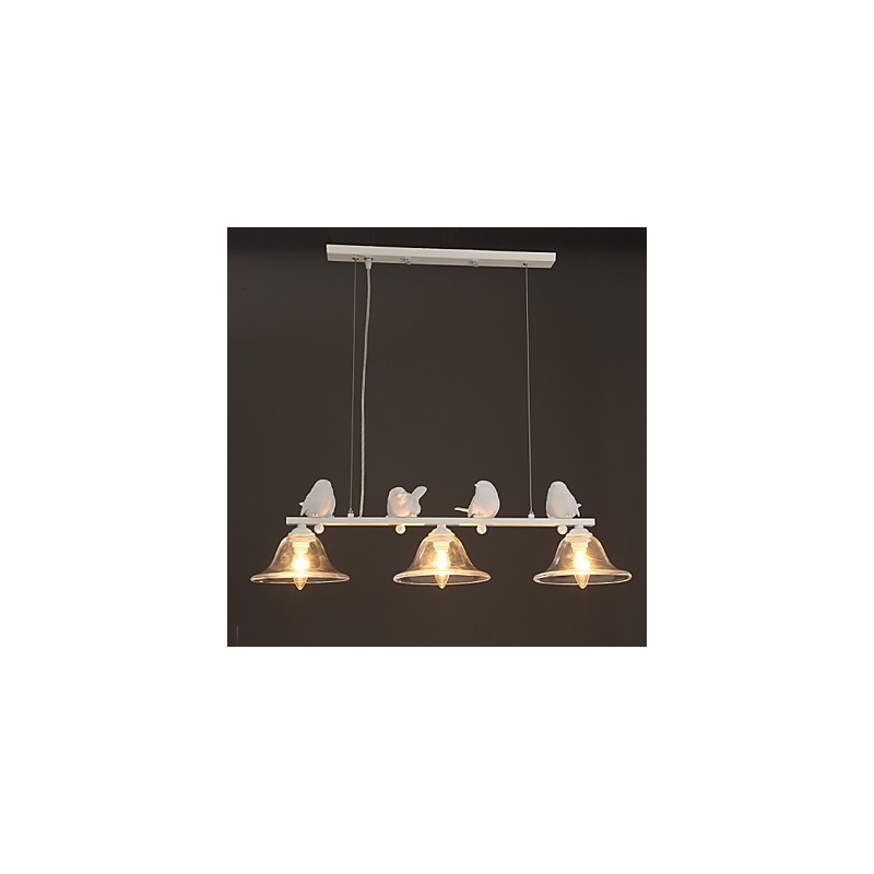 Luminária pendente de vidro moderna Luminária pendente simples Luminária pendente de café