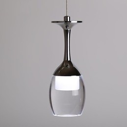 Luminária pendente moderna com 7 luzes, lâmpadas integradas e luz de escada incluída