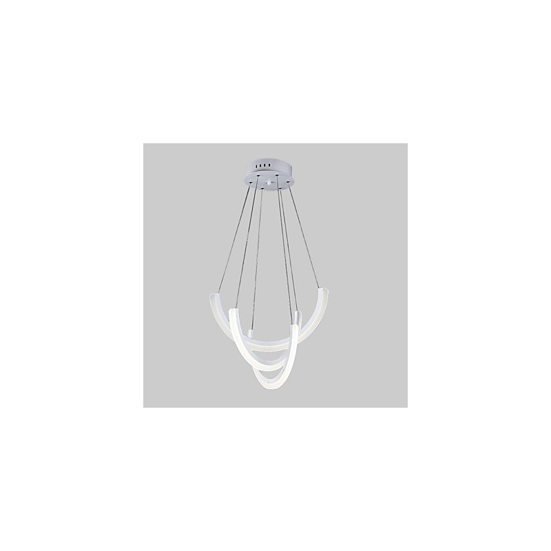 Luminária pendente moderna em acrílico com design contemporâneo