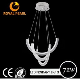 Luminária pendente moderna em acrílico com design contemporâneo