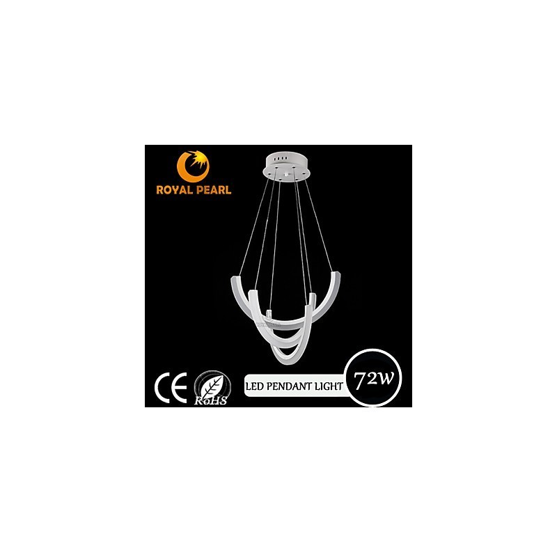 Luminária pendente moderna em acrílico com design contemporâneo