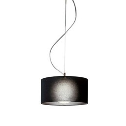 Luminária Pendente com Abajur Preto