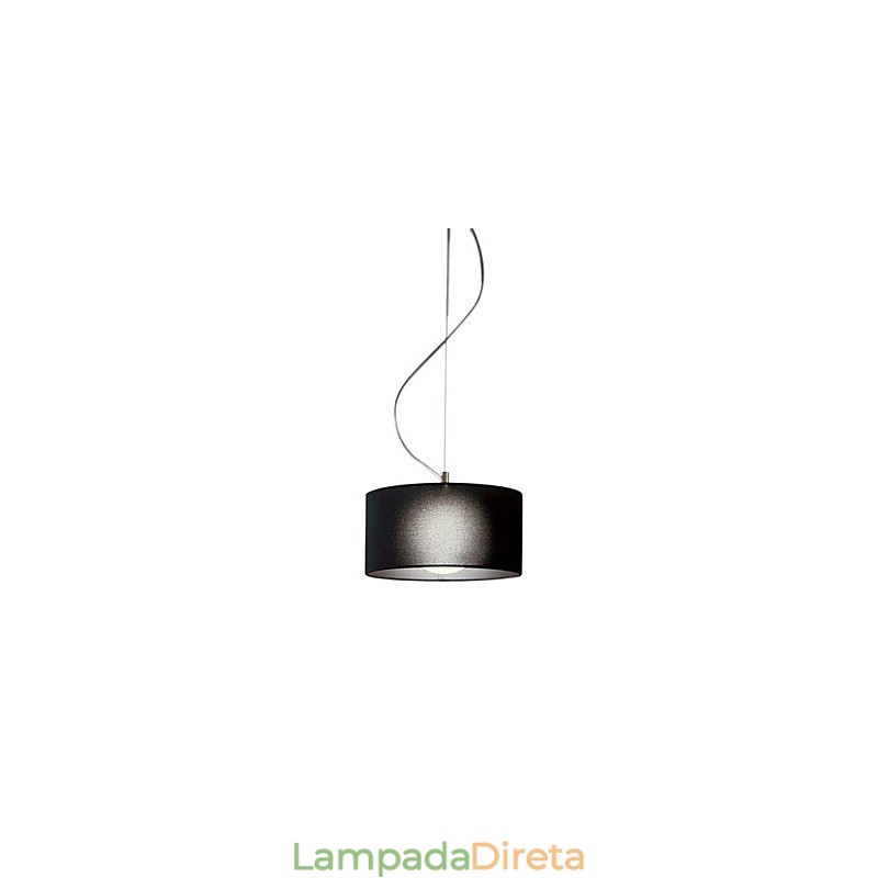 Luminária Pendente com Abajur Preto