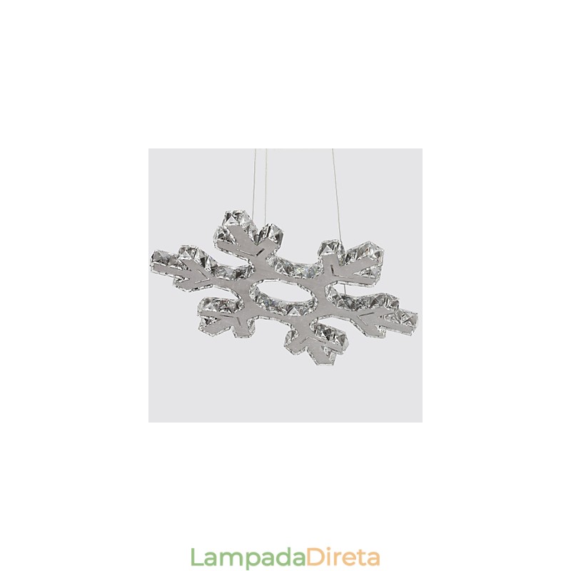 Lustre de metal cromado clássico tradicional