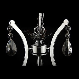 Lustre de Cristal com 3 Luzes em Metal