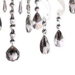 Lustre de Cristal com 3 Luzes em Metal