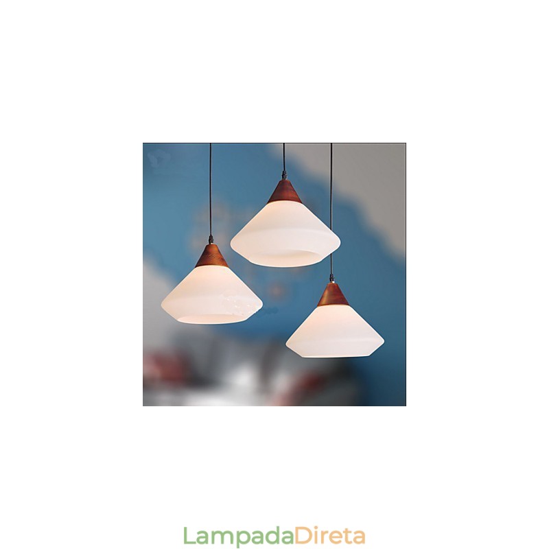 Luminária pendente simples