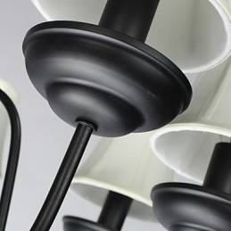 Lustre de Metal Contemporâneo Moderno
