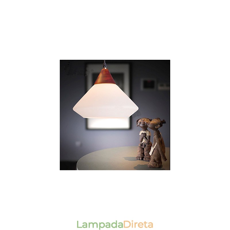 Luminária pendente simples