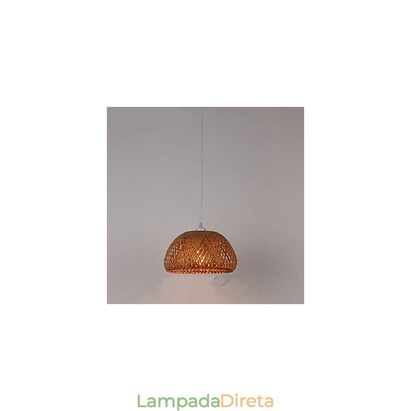 Luminária pendente de jardim com luz country americana