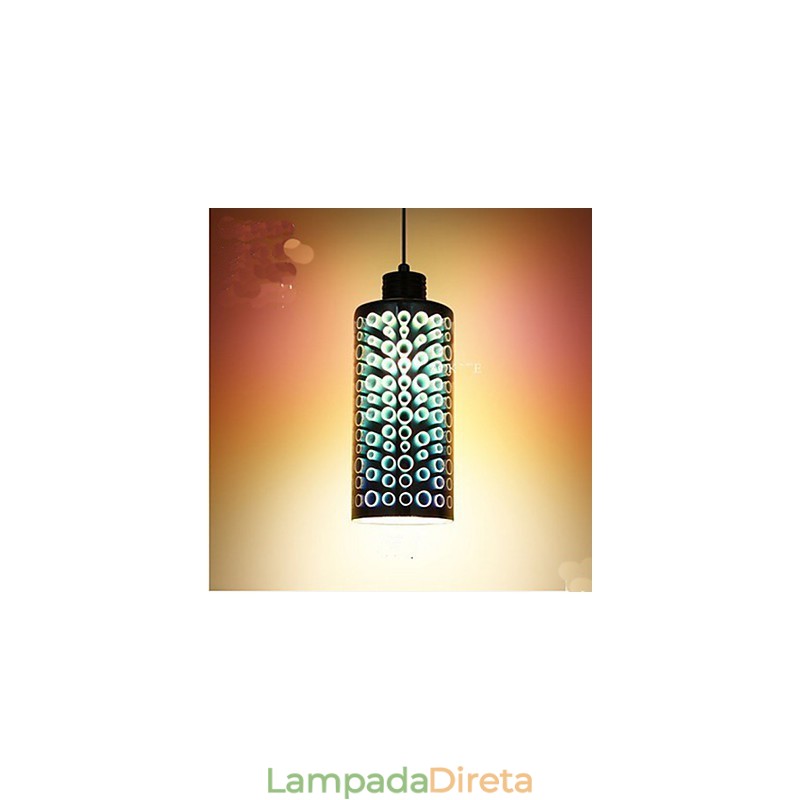 Mesa simples 3D Vidro Criativo Pendente