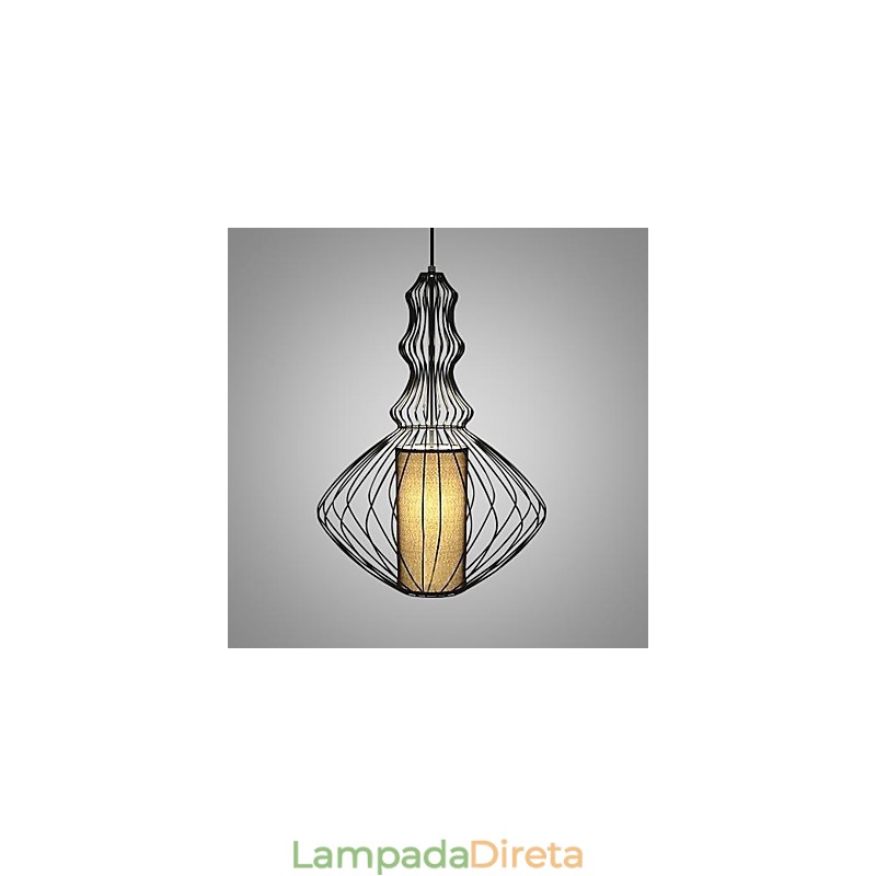 Luminárias pendentes 1 luz moderna simples artística