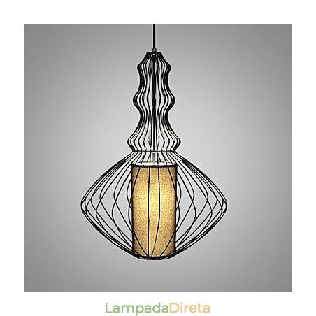 Luminárias pendentes 1 luz moderna simples artística Luminárias pendentes 1 luz moderna simples artística