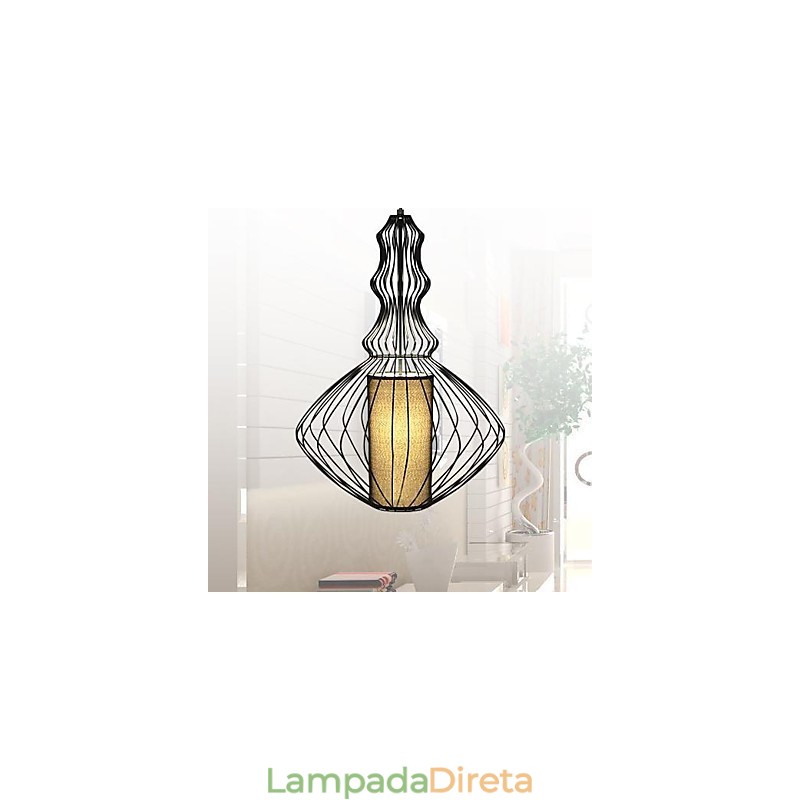 Luminárias pendentes 1 luz moderna simples artística