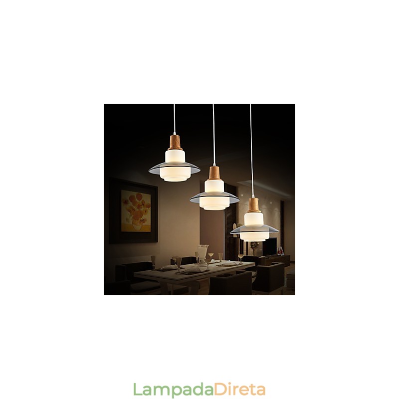 Luminárias pendentes estilo mini moderno contemporâneo