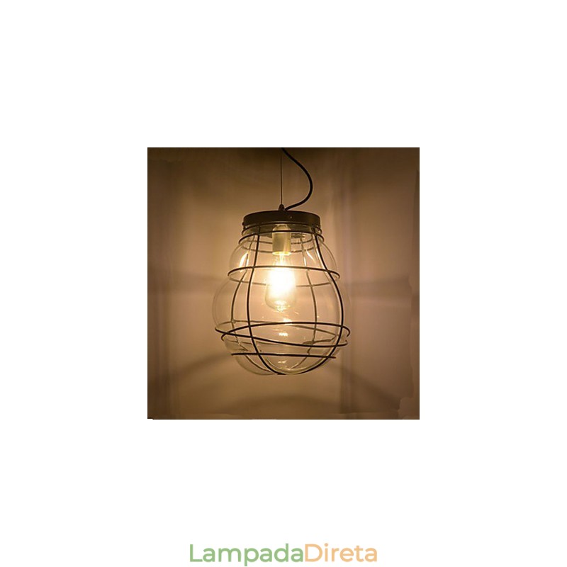 Norte da Europa Simples Moderno Criativo Vidro Retro Luminária Pendente