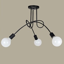 Luminárias pendentes modernas contemporâneas de metal