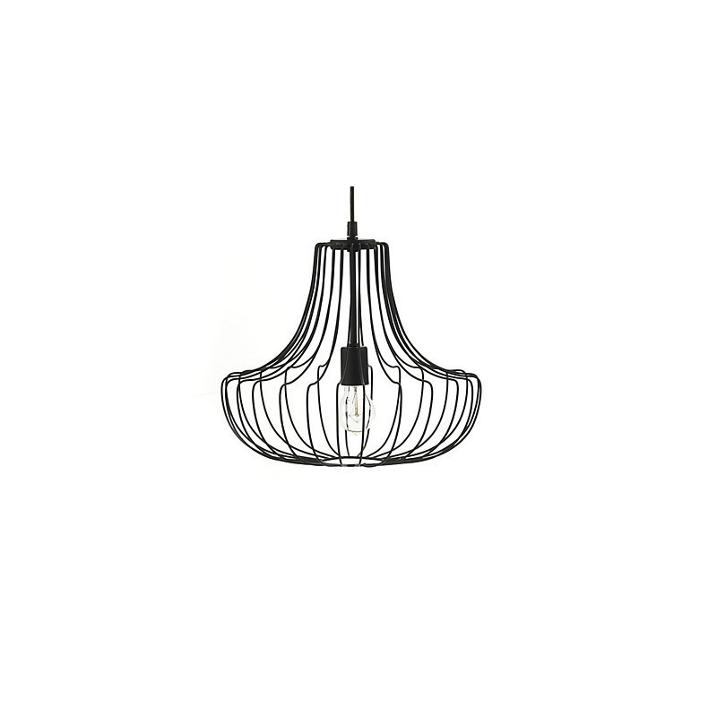 Luminária pendente de ferro artística Coop Design
