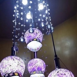 Luminárias pendentes modernas contemporâneas de cerâmica