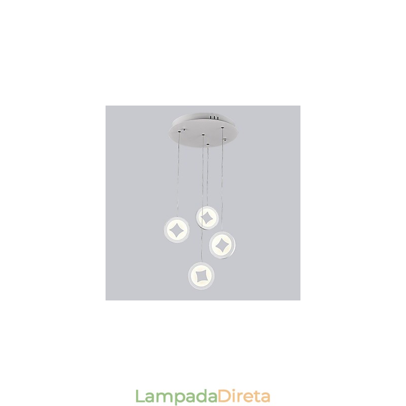 Iluminação pendente moderna de estilo simples