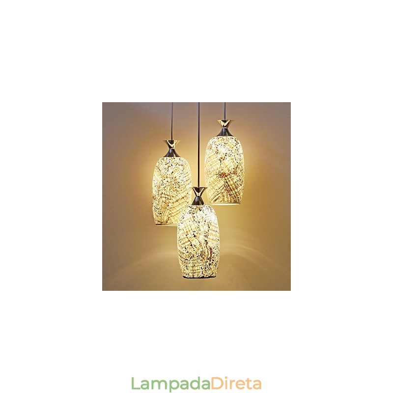 Outros Luminária pendente de metal